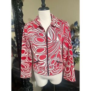 Lorizoni Long Sleeve Embellished Jacket Blazer Size XS